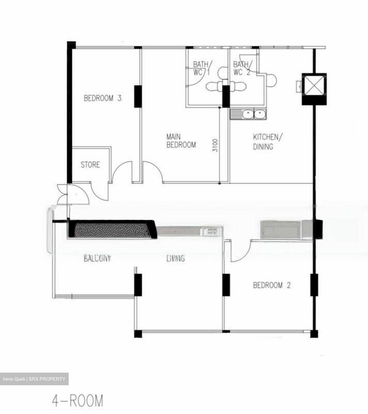 Blk 136 Serangoon North Avenue 2 (Serangoon), HDB 4 Rooms #463727271